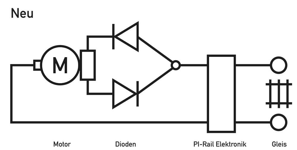 Schaltplan Motoranschluss nachher