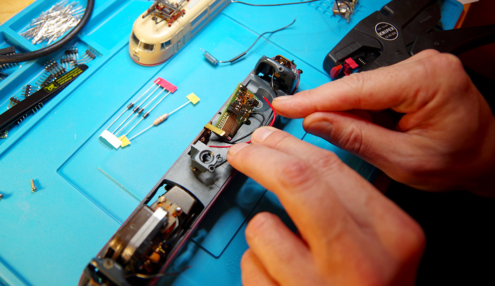 Umbau E103 - Kabel ablängen