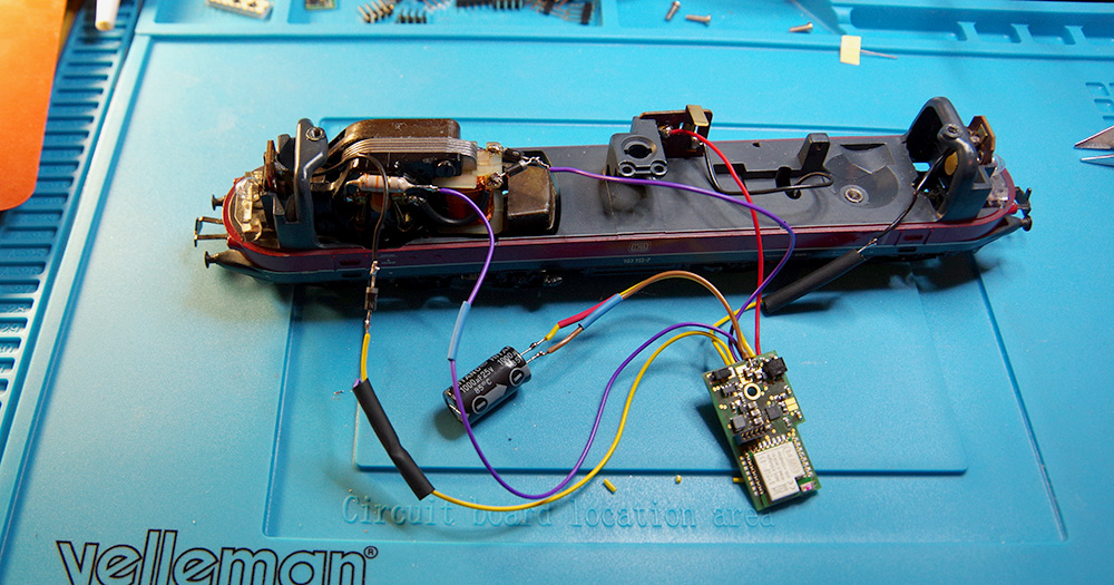 Umbau E103 - Modul fertig verdrahtet