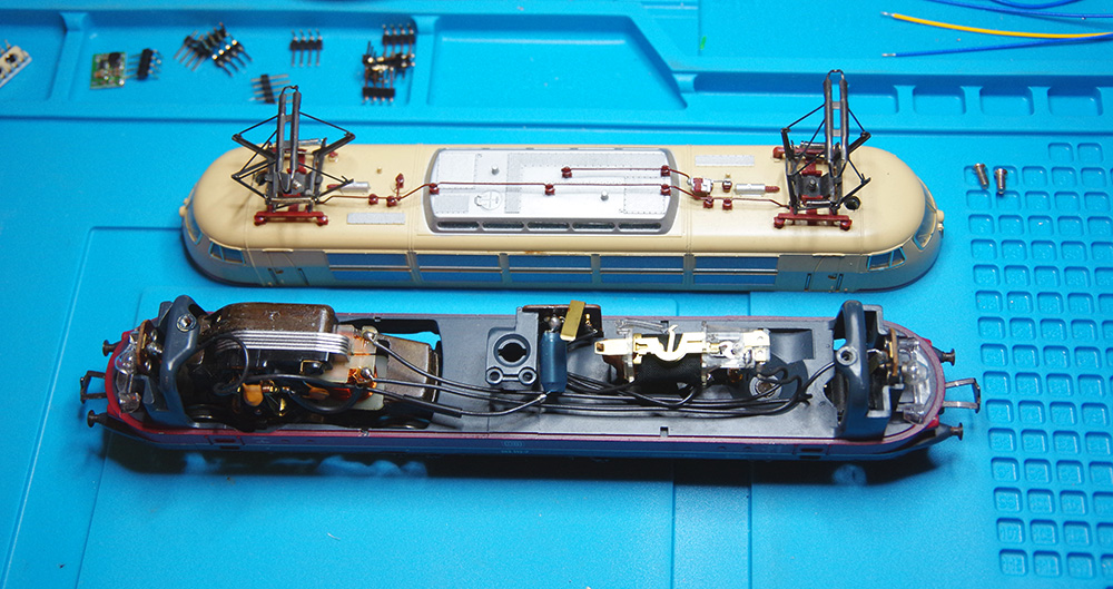 Umbau E103 - Gehäuse offen