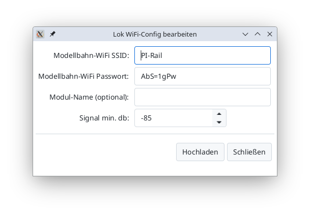 WiFi-Config ändern
