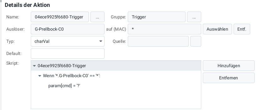 Trigger NFC-Balise Details