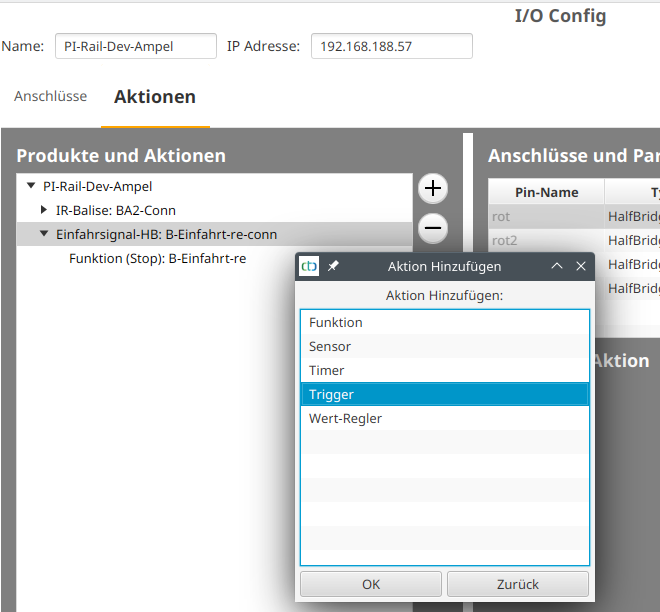 Config zeitgesteuerter Halt 0