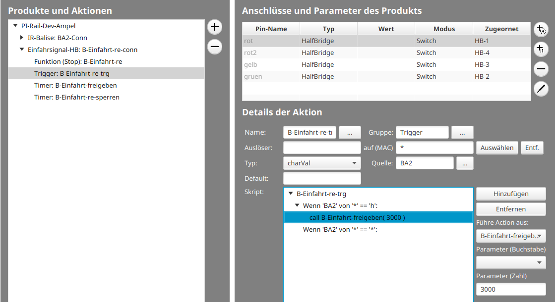 Config zeitgesteuerter Halt 1