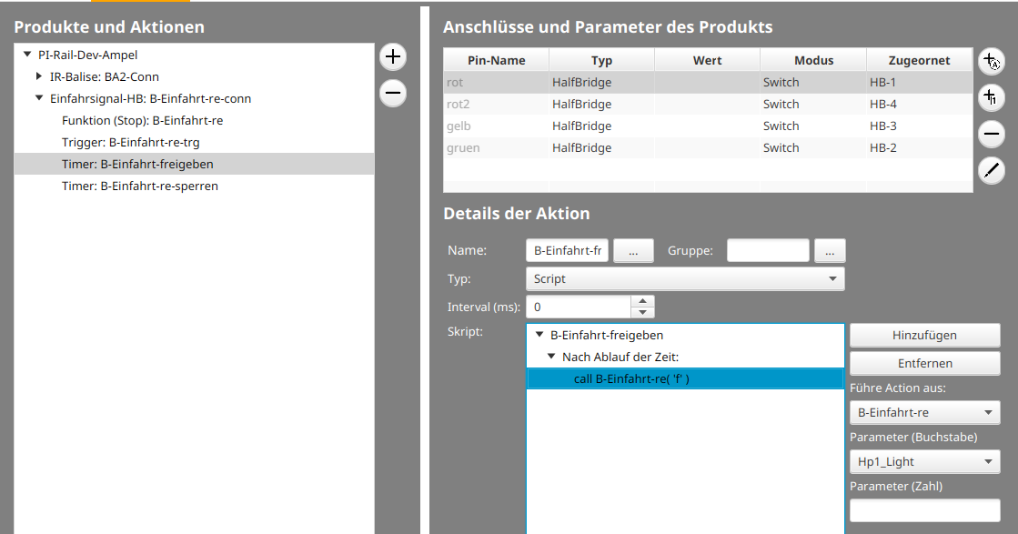 Config zeitgesteuerter Halt 2