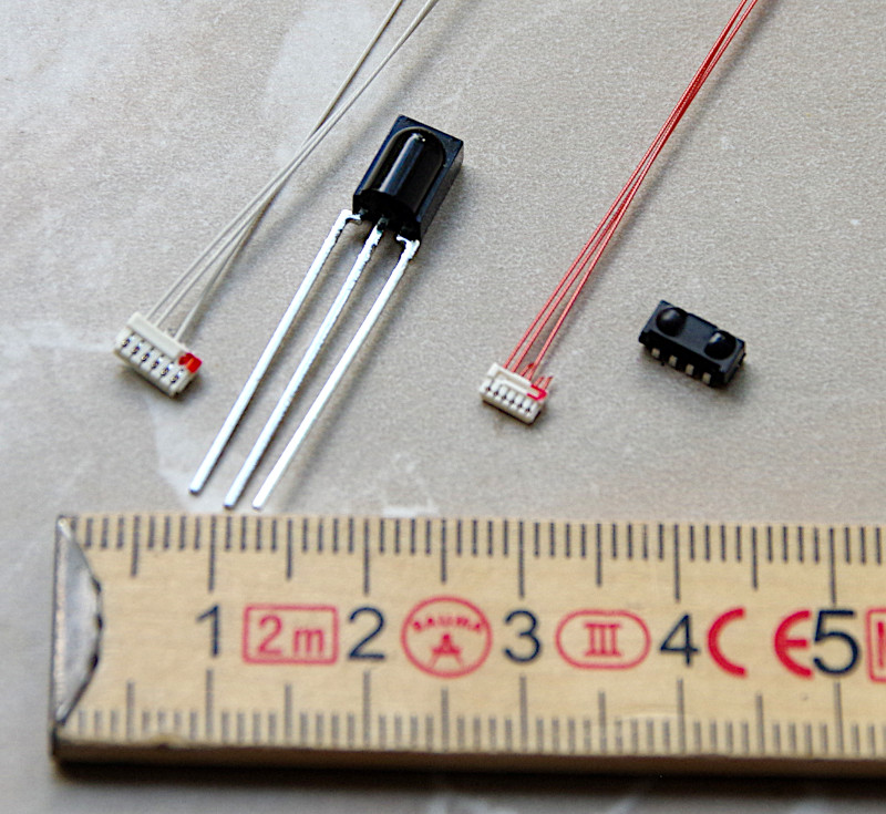 IR-Empfänger und Kabel