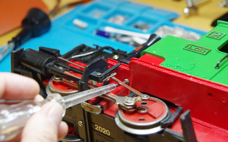 Stainz zerlegen Schritt 2