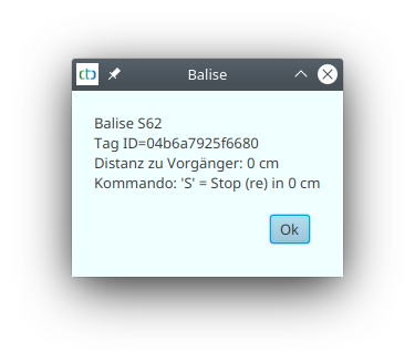 Track Layout Detail Info Balise