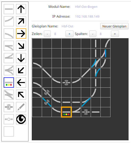 Stop Sign in Track Plan 1