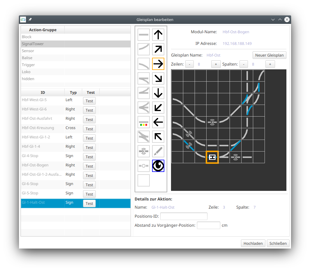 Stop Sign in Track Plan 2