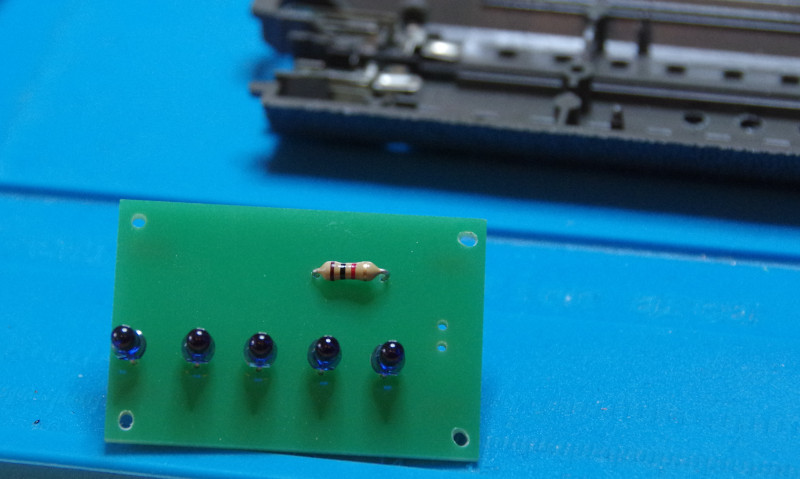 IR-board with LEDs and resistor