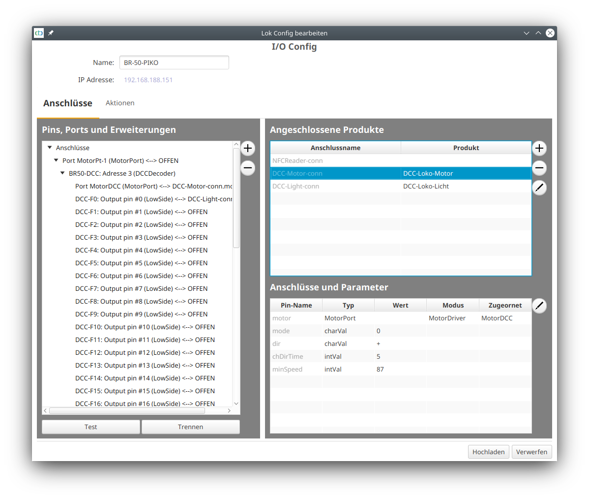 BR 50 Config with DCC
