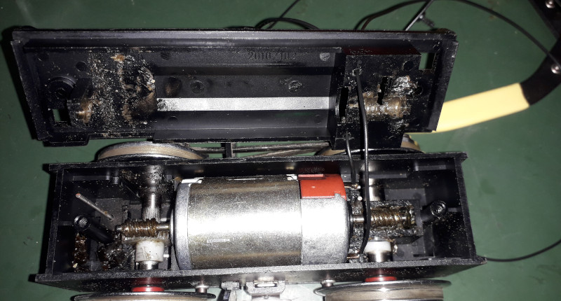 Retrofit Stainz 2021 - Cables Soldered to Motor