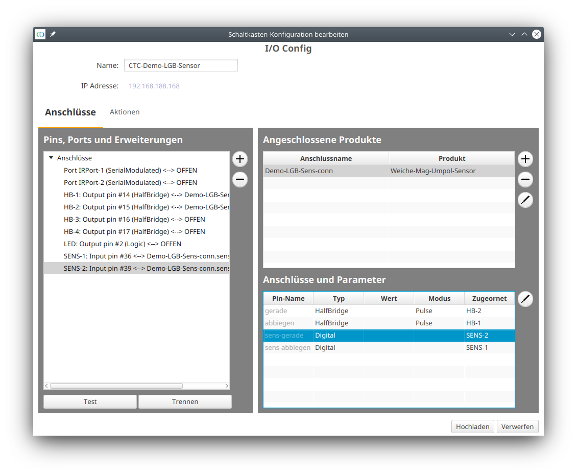 Product catalog: Turnout with Sensor