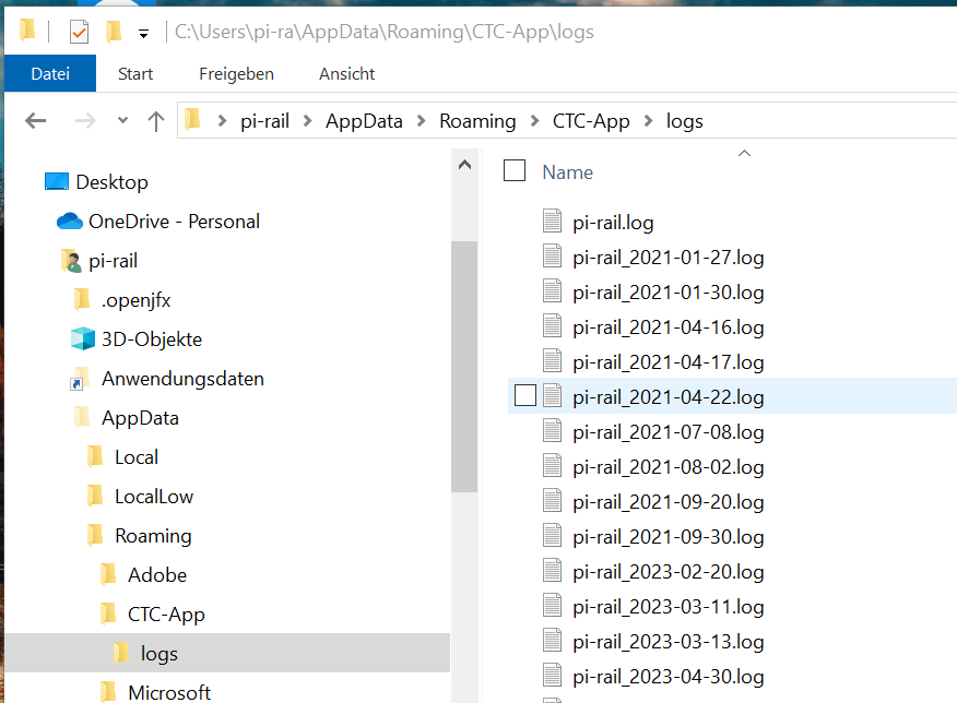 CTC-Logs Windows 10