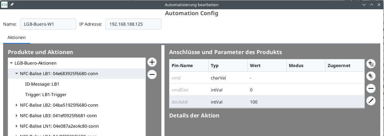 Config Balise Address