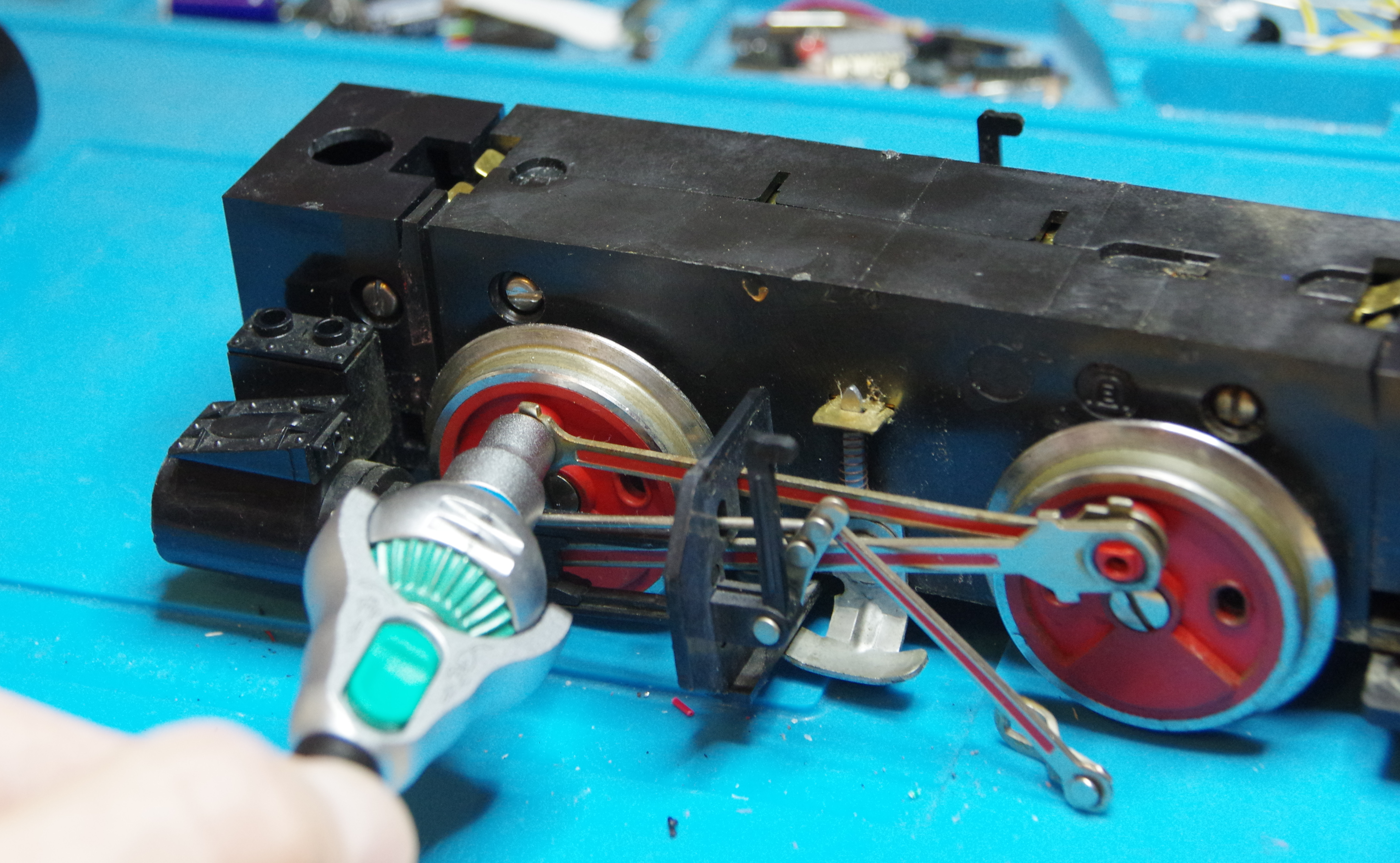 Stainz Motorblock zerlegen Schritt 2