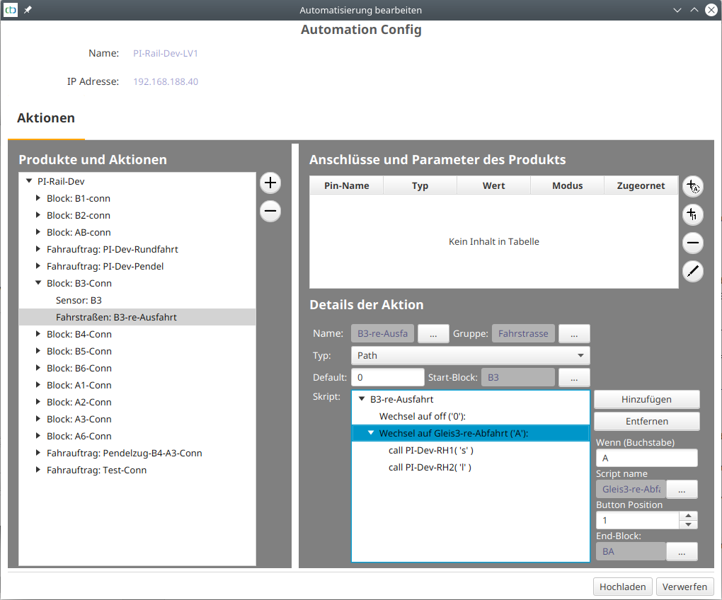 Route dans le bloc terminée